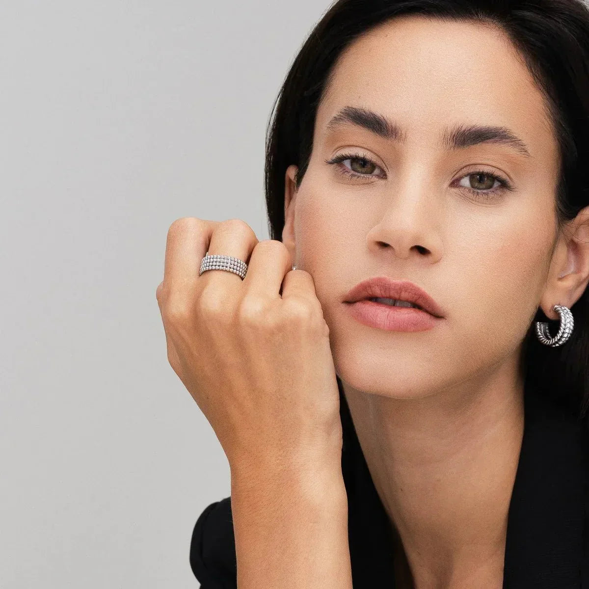 Anillo Esfera Icónica - Plata