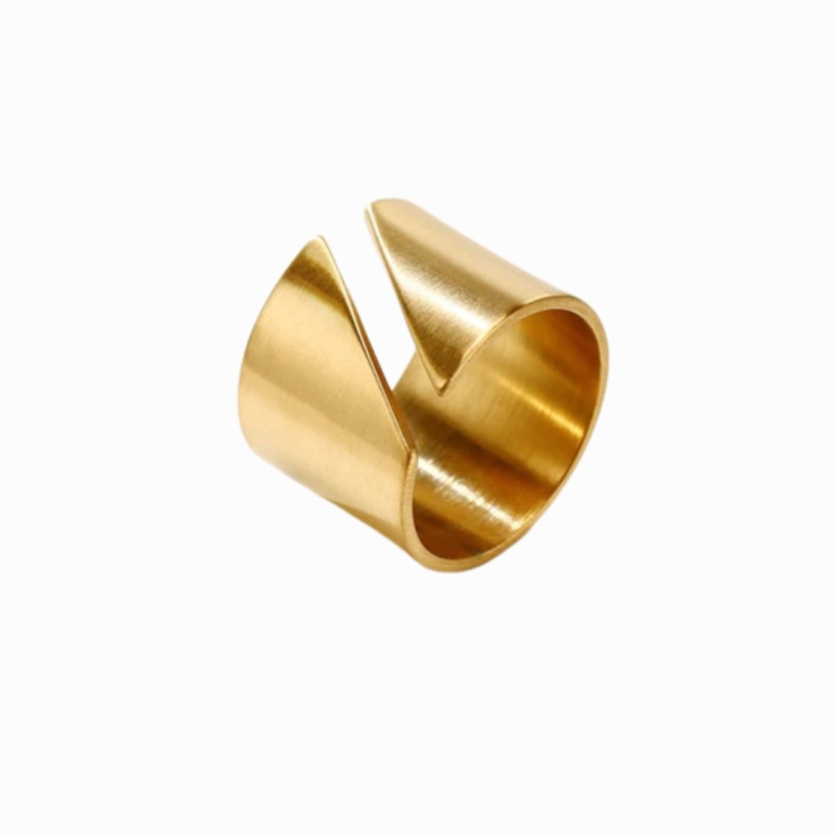 Anillo de cadera bañado en oro de 18 quilates