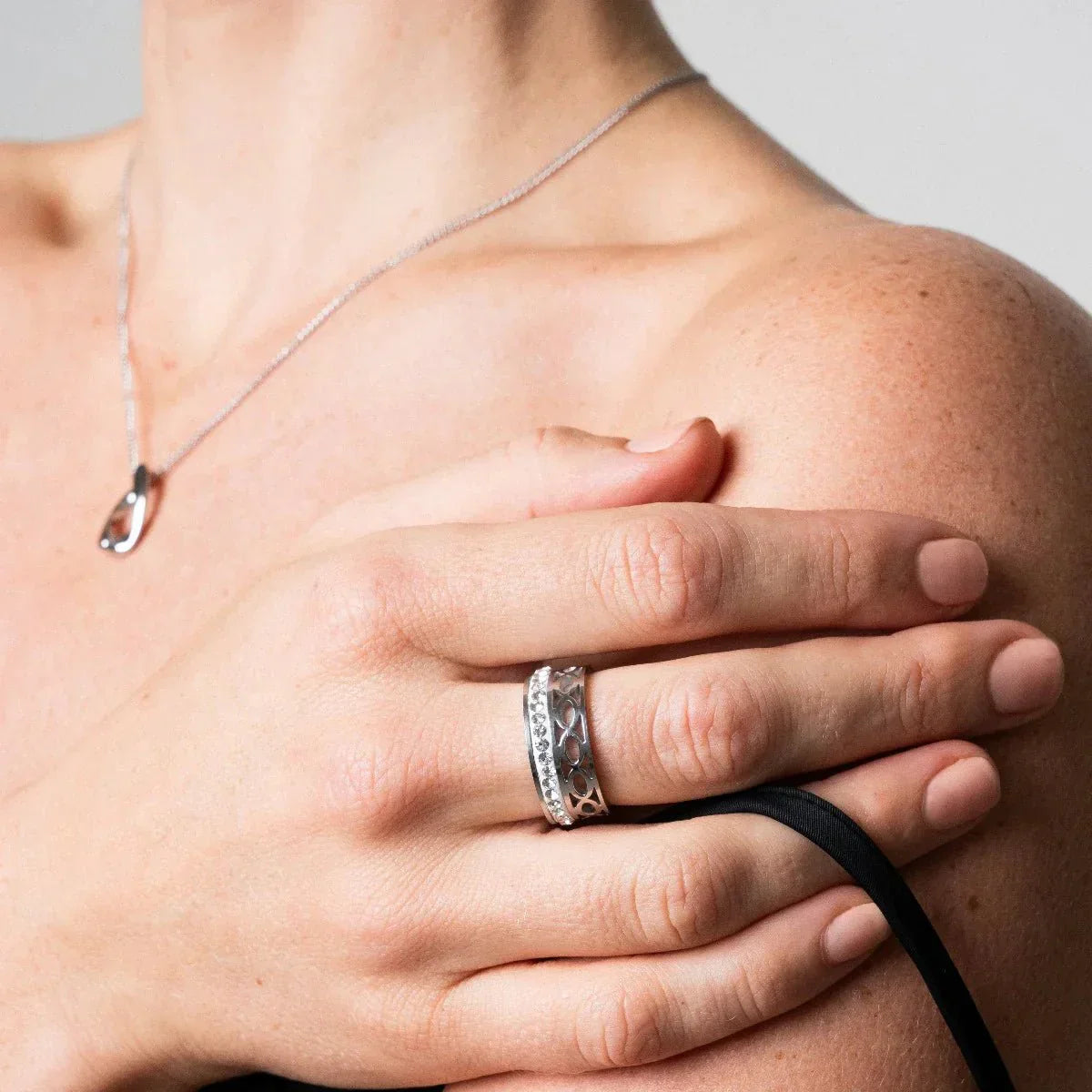 Anillo de mosaico - Plata