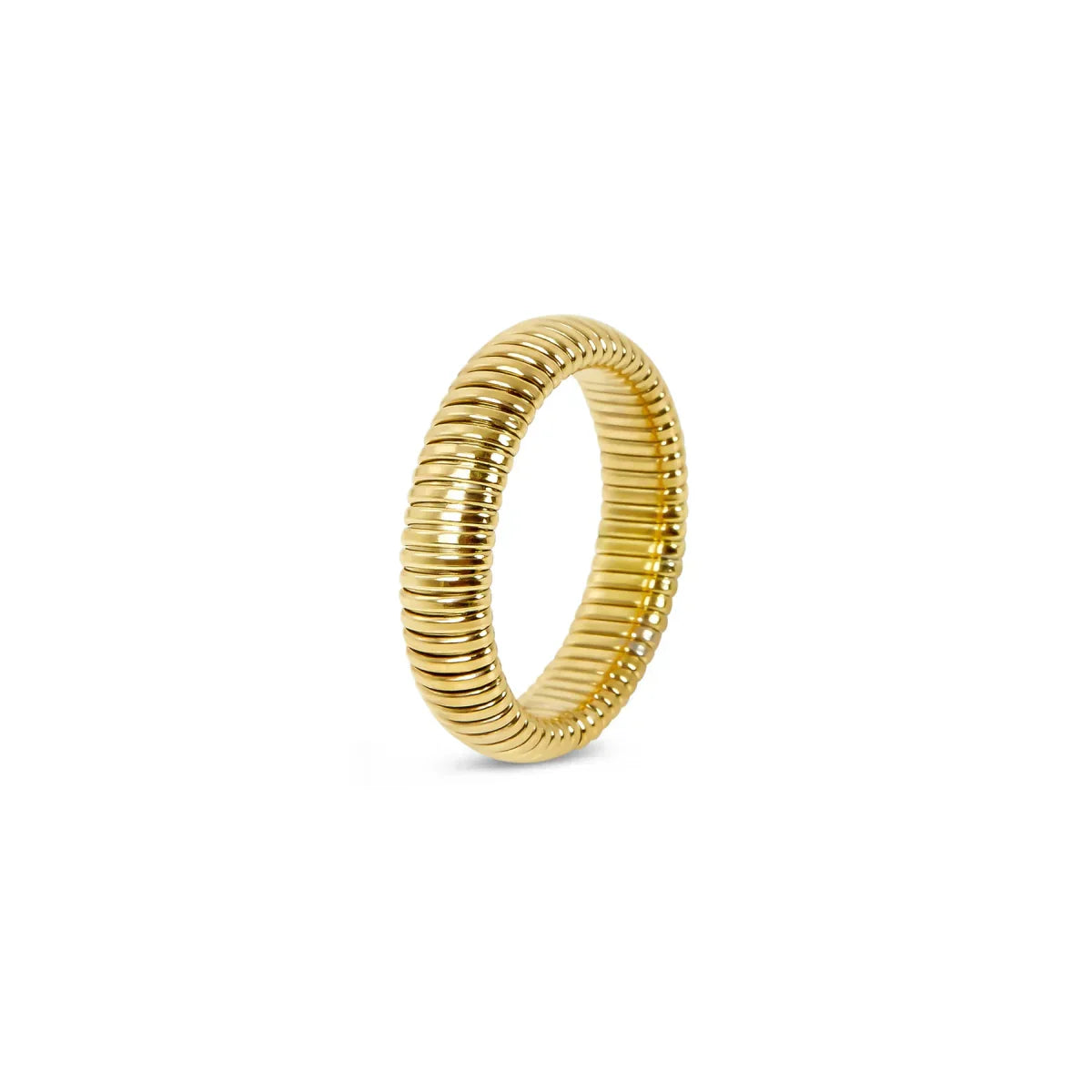 Anillo Pisa bañado en oro de 18 quilates