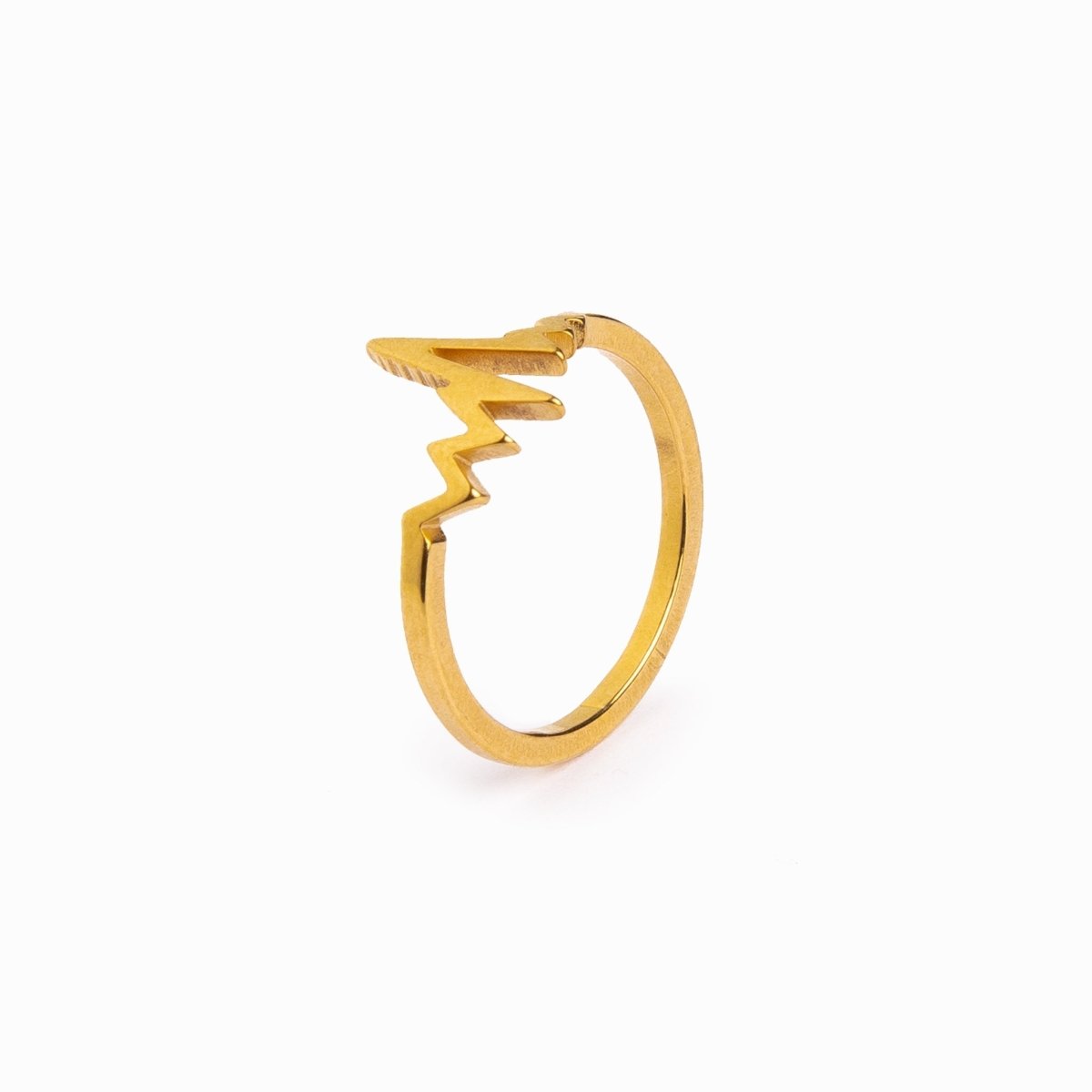 Anillo Love Rhythm bañado en oro de 18 quilates