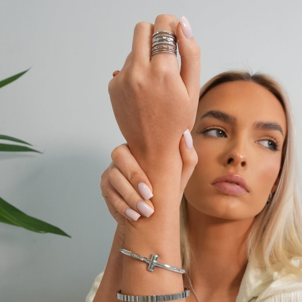 Anillo ajustable Royale - Plata