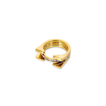 Anillo de la Verdad bañado en oro de 18k