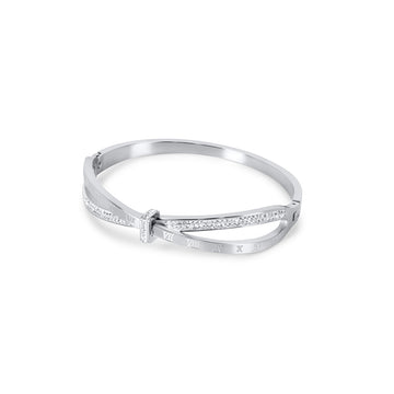 Pulsera de circonitas romanas - Plata