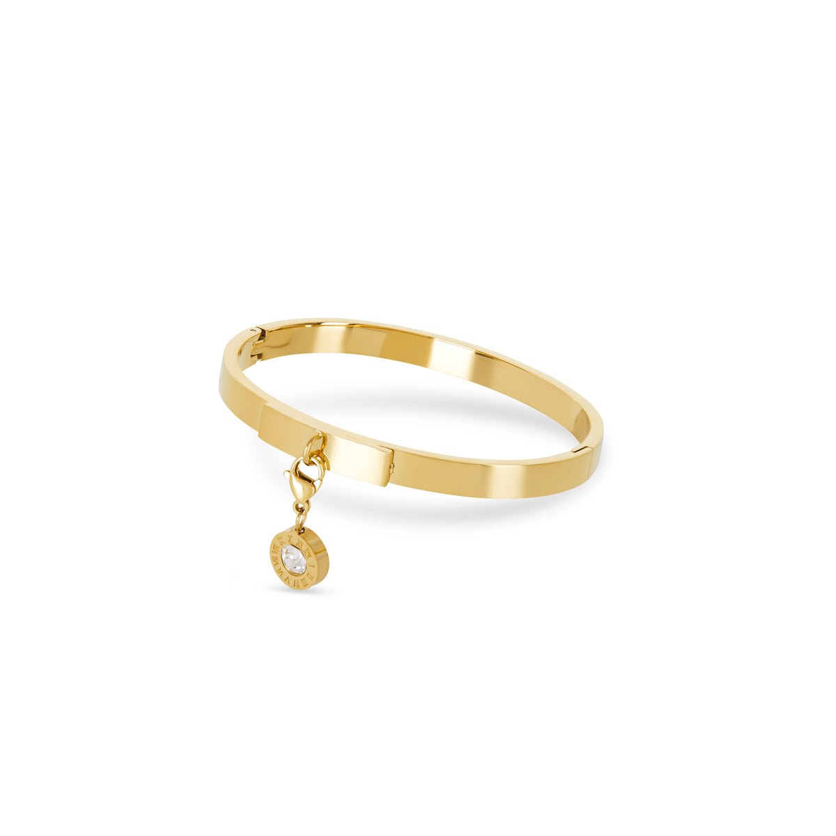 Pulsera Uniq bañada en oro de 18 quilates