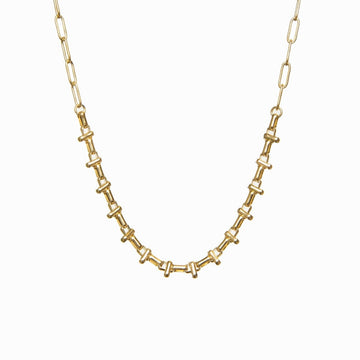 Collar Cairo bañado en oro de 18 quilates