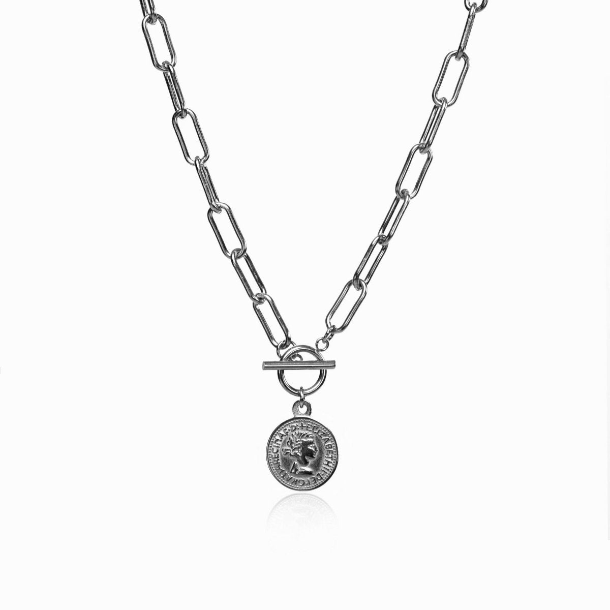 Collar de centavos de Londres - Plata