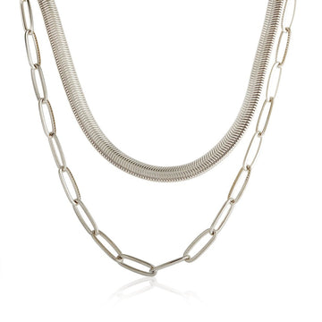 Collar Antonela Mix - Plata
