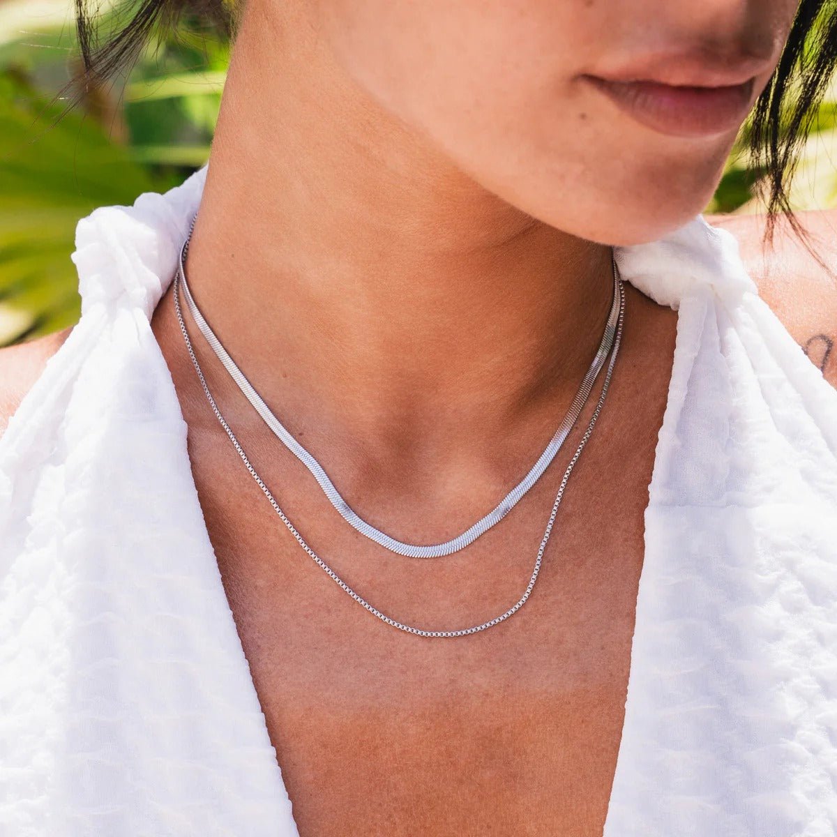 Mezcla de collares Essentials - Plata