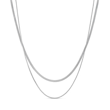 Mezcla de collares Essentials - Plata